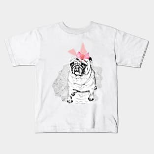 Rabbit ears puppy Kids T-Shirt